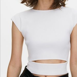 Wilfred Free Cut-Out Knit Tank